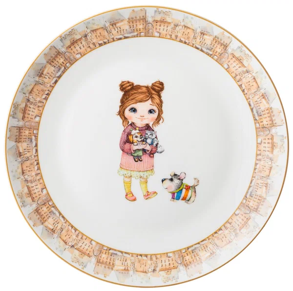 Набор тарелок закусочных fashion princess 2 шт 19 см Lefard (415-2200